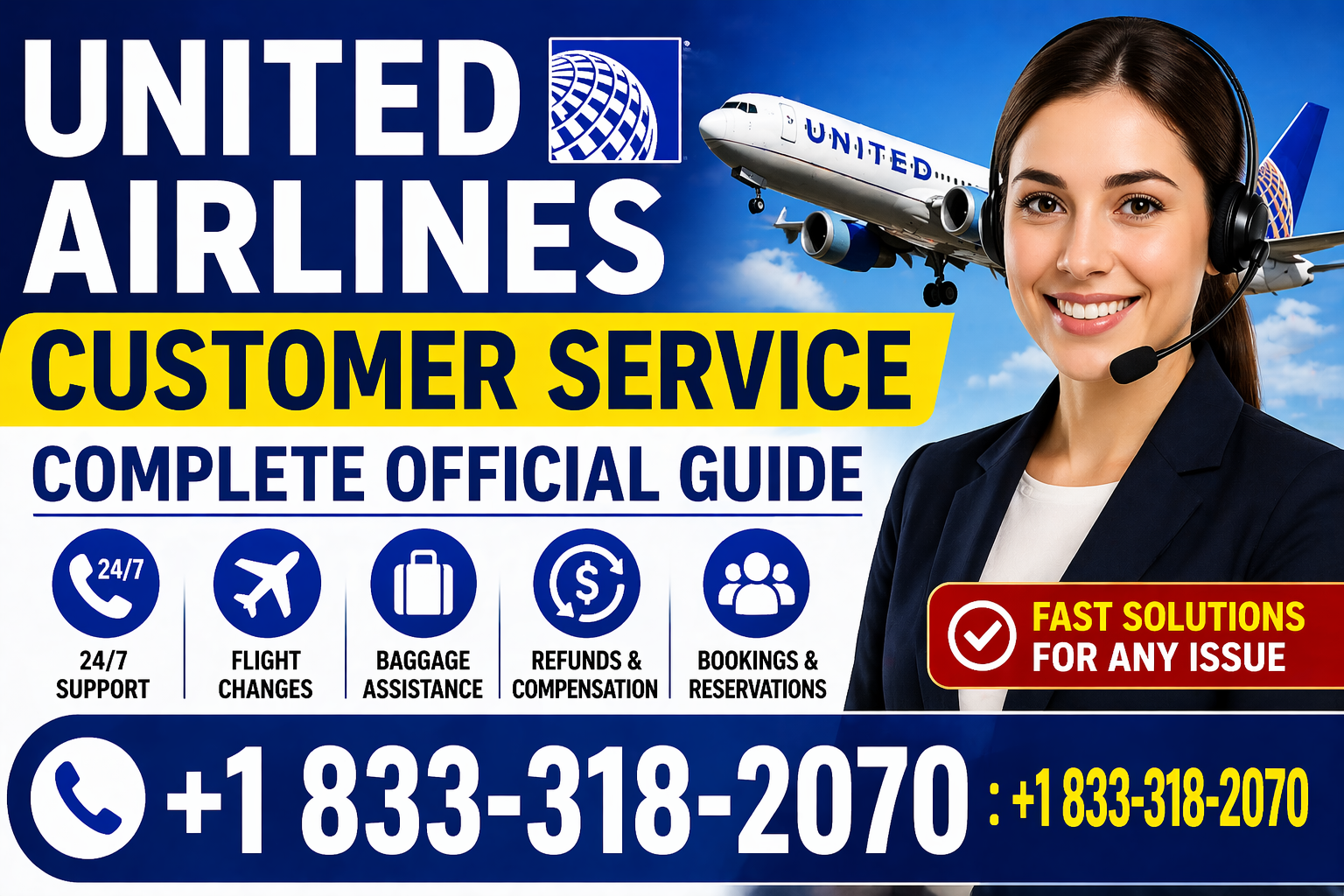 {United Airlines} ™ Customer Service Official Guide Step-by-Step Help & Support United Airlines